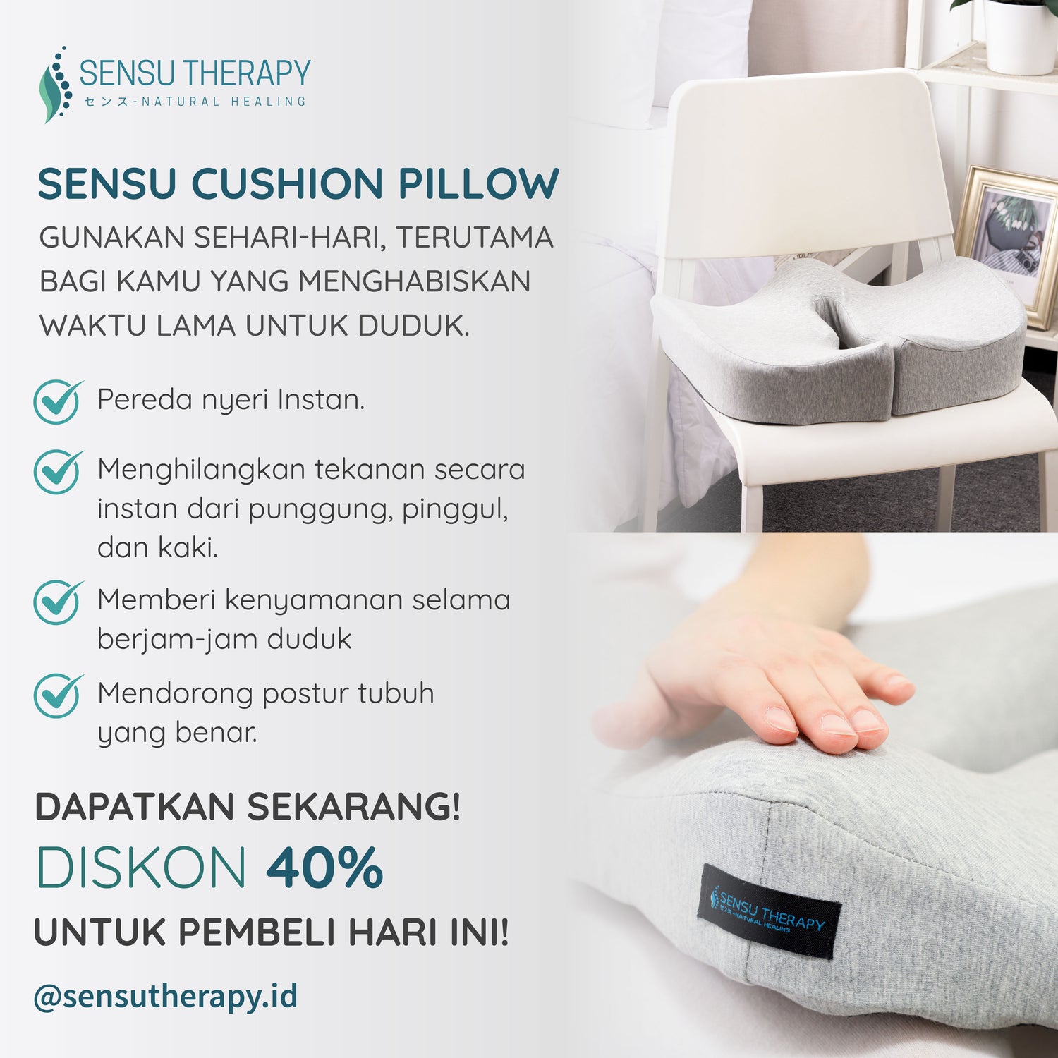 Sensu Cushion Pillow